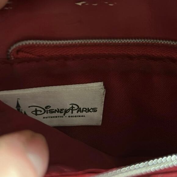 Disney Parks Exclusive Minnie Mouse Loves Dots Polka Dot Hearts Bows Wristlet - Picture 4 of 7